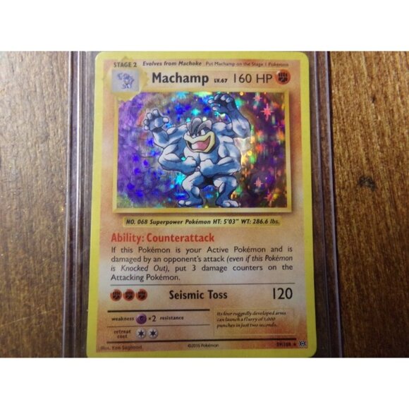 Pokemon HOLO Machamp Card - Picture 1 of 4